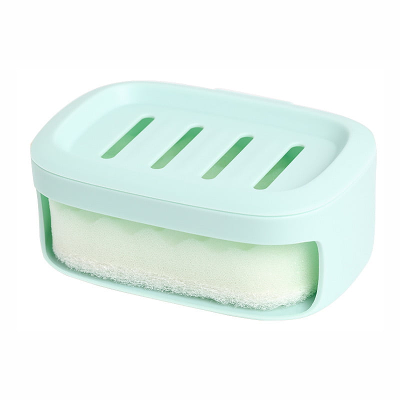 WALL ADHESIVE SOAP AND SPONGE STORAGE