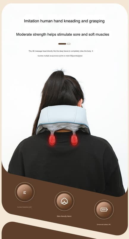 Hot compress massage shawl multifunctional physiotherapy instrument