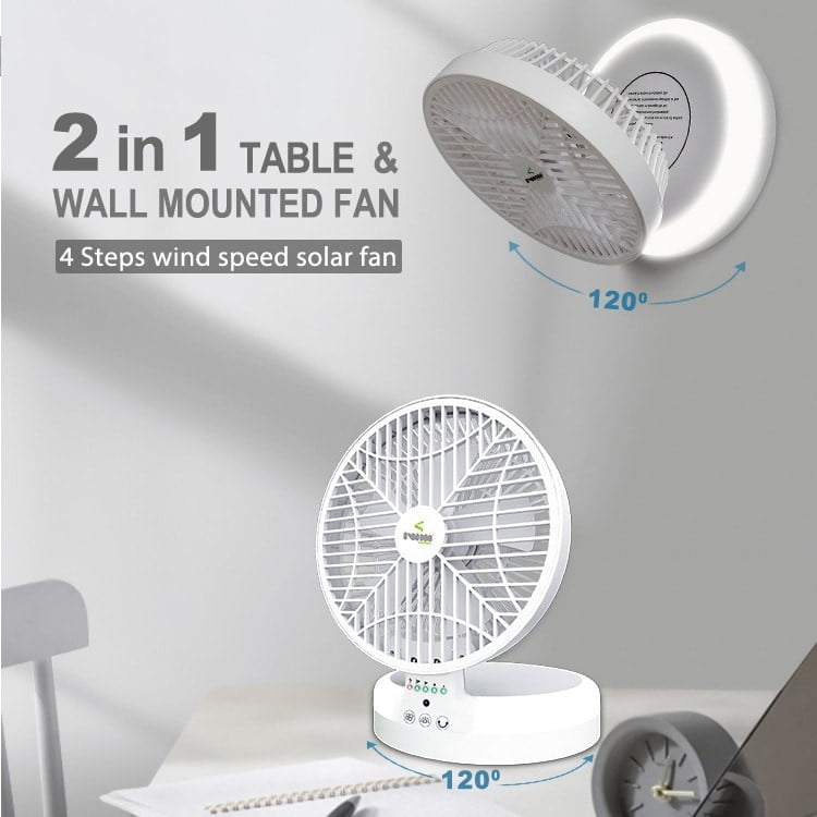 2IN1  8INCHES TABLE AND WALL ROTATING FALL