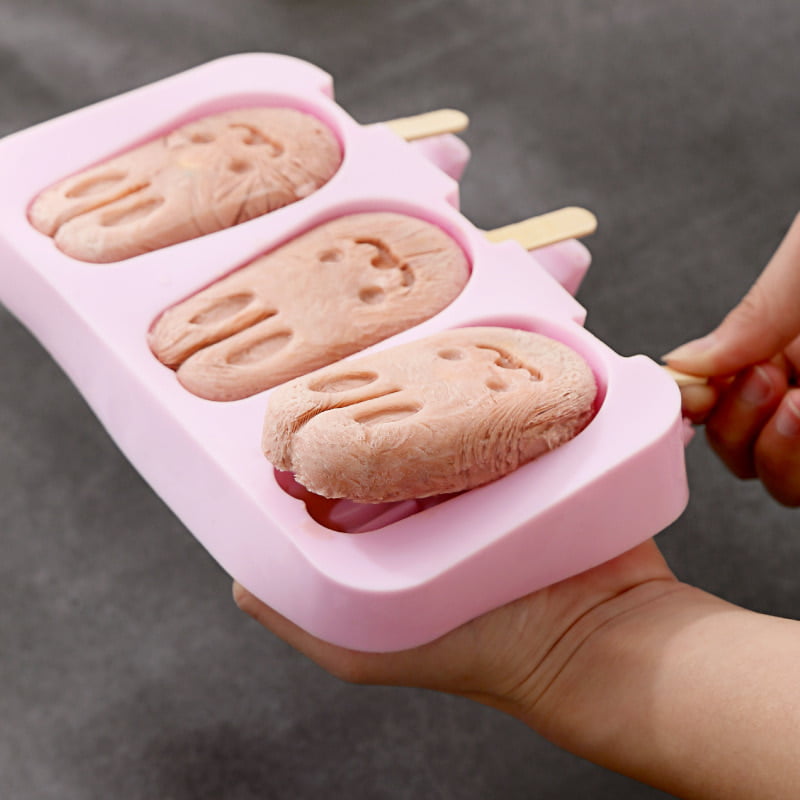 3 HOLES SILICONE POPSICLE MAKER