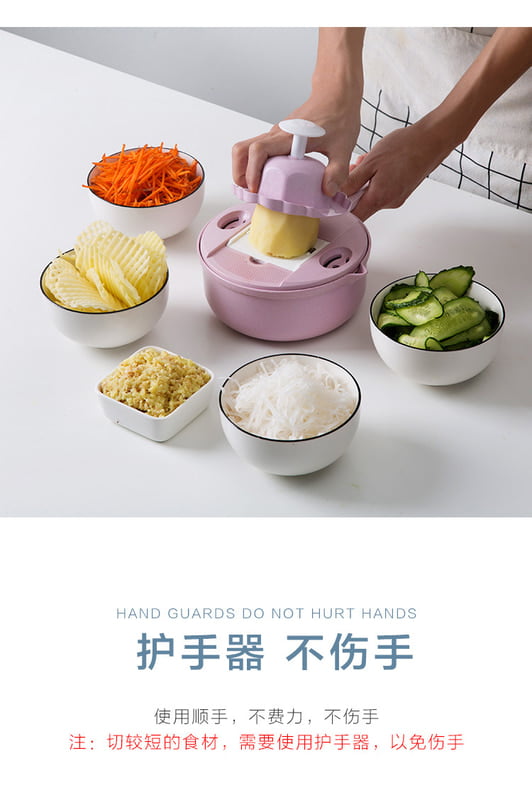 12 PIECES FRUITS VEGETABLES SLICER CUTTER SHREDDER