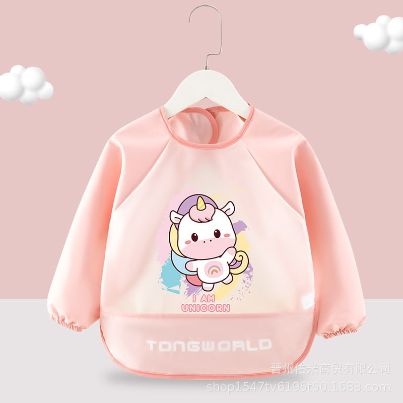 HIGH QUALITY LONG SLEEVE WATERPROOF BABY BIB