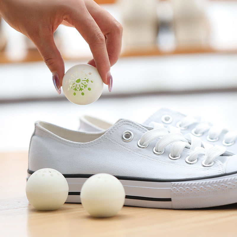 SHOE CABINET WARDROBE DEODORIZING BALLS. 6PIECES PER PACK