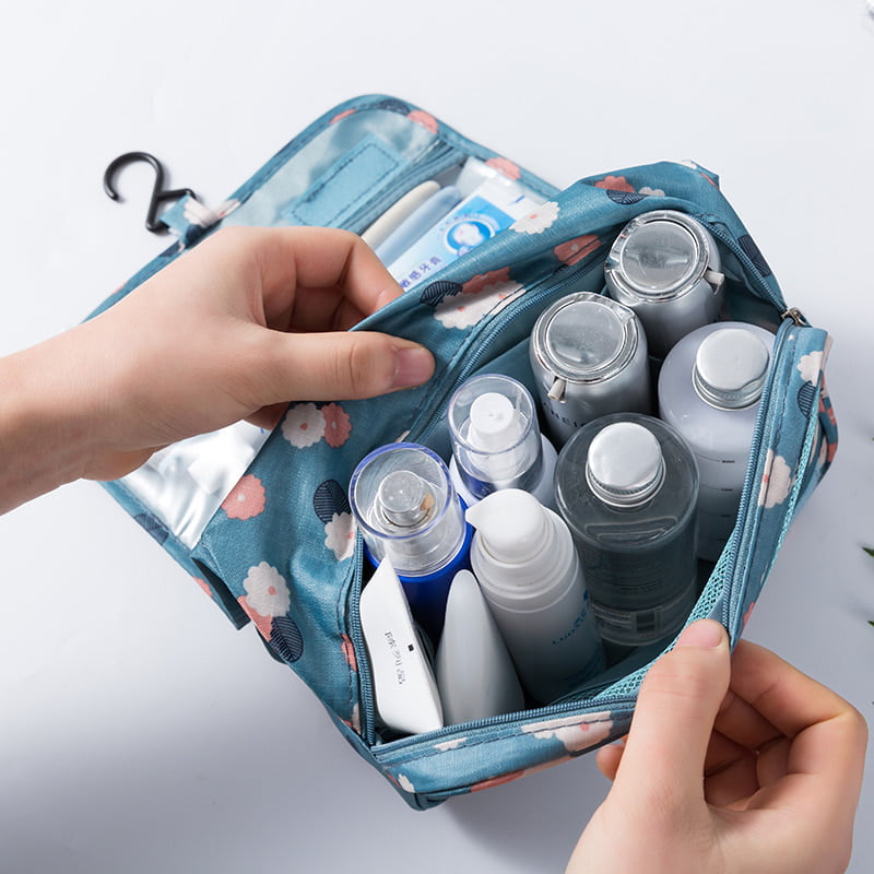 FOLDABLE TRAVEL MATE PURSE CREAM AND COSMETICS STORAGE