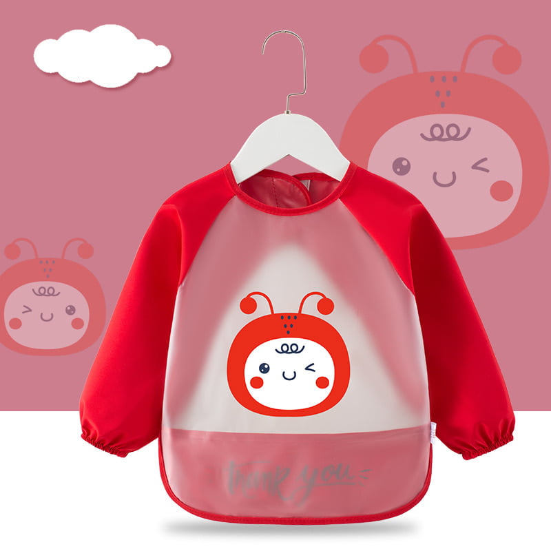 HIGH QUALITY LONG SLEEVE WATERPROOF BABY BIB