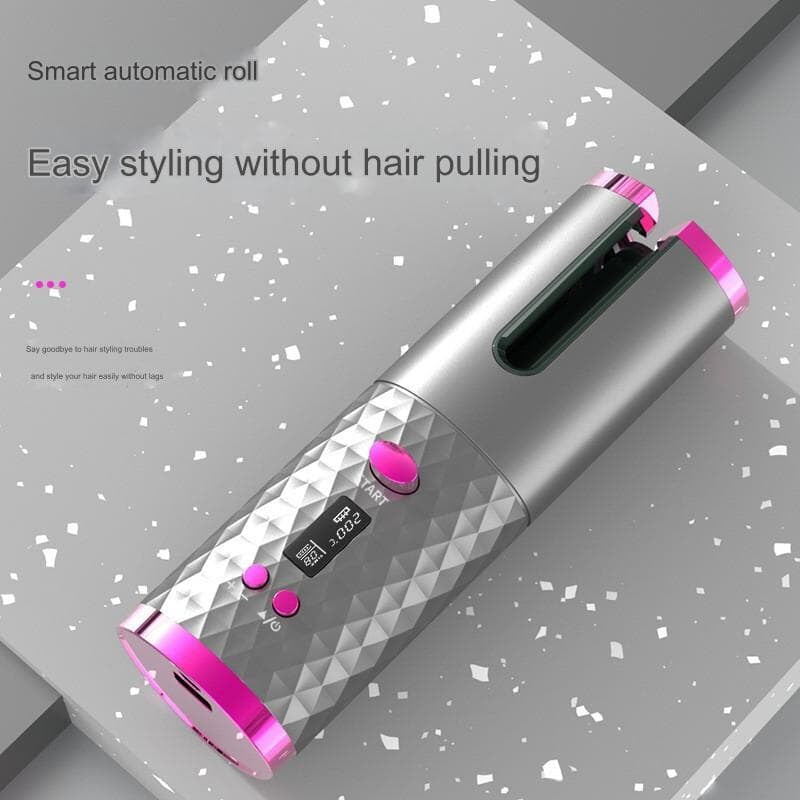 CORDLESS RECHARGEABLE AUTOMATIC HAIR CURLER
