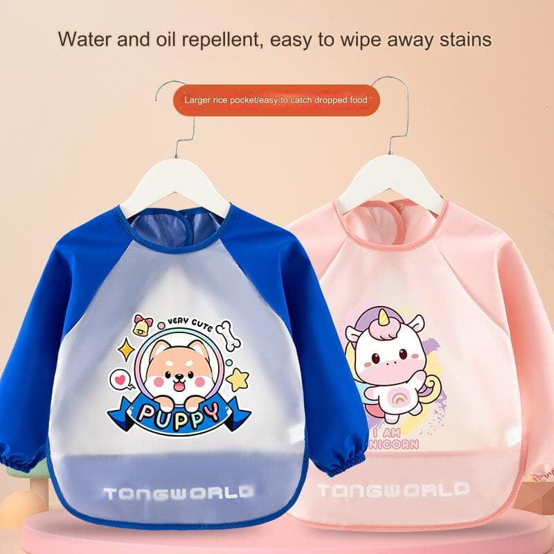 HIGH QUALITY LONG SLEEVE WATERPROOF BABY BIB