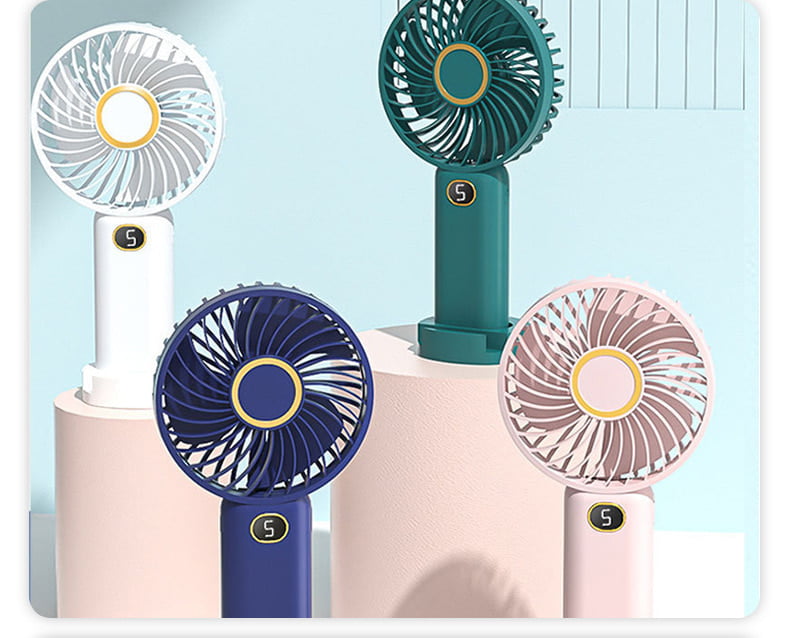DIGITAL MODE DISPLAY RECHARGEABLE 5 MODE FAN