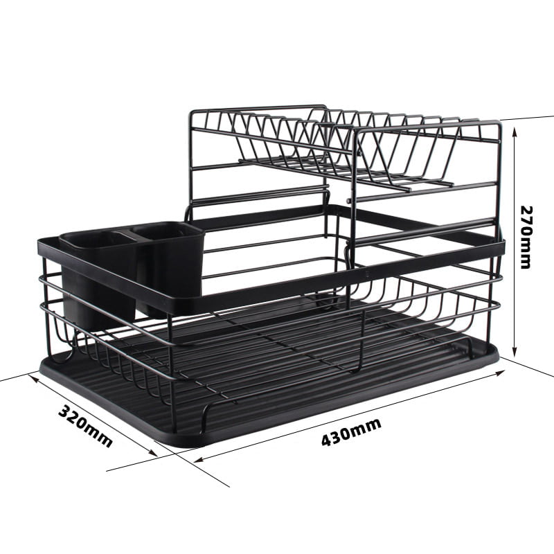 SDANT DISH DRAINER WITH CUTLERIES STORAGE
