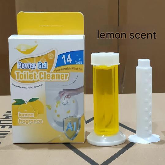GEL FLOWER AROMATIC DEODORANT DISINFECTANT TOILET CLEANER