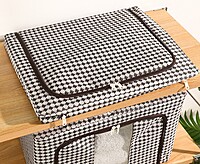 Rangement linges avec support - PIED DE POULE
