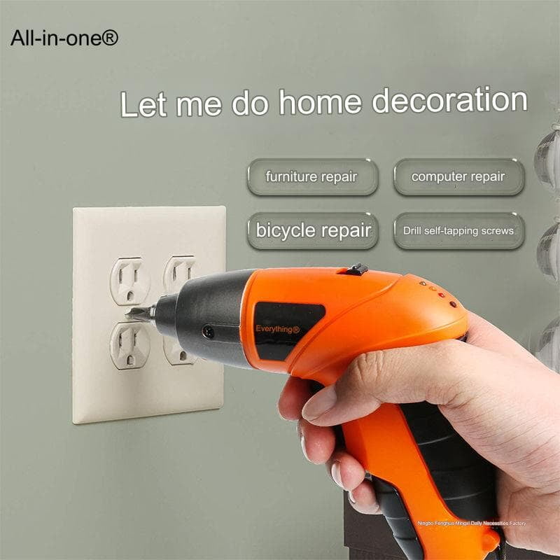 RECHARGEABLE 45 PIECES HAND DRILL REPAIR TOOL SET ELECTRIC SCREW DRIVER