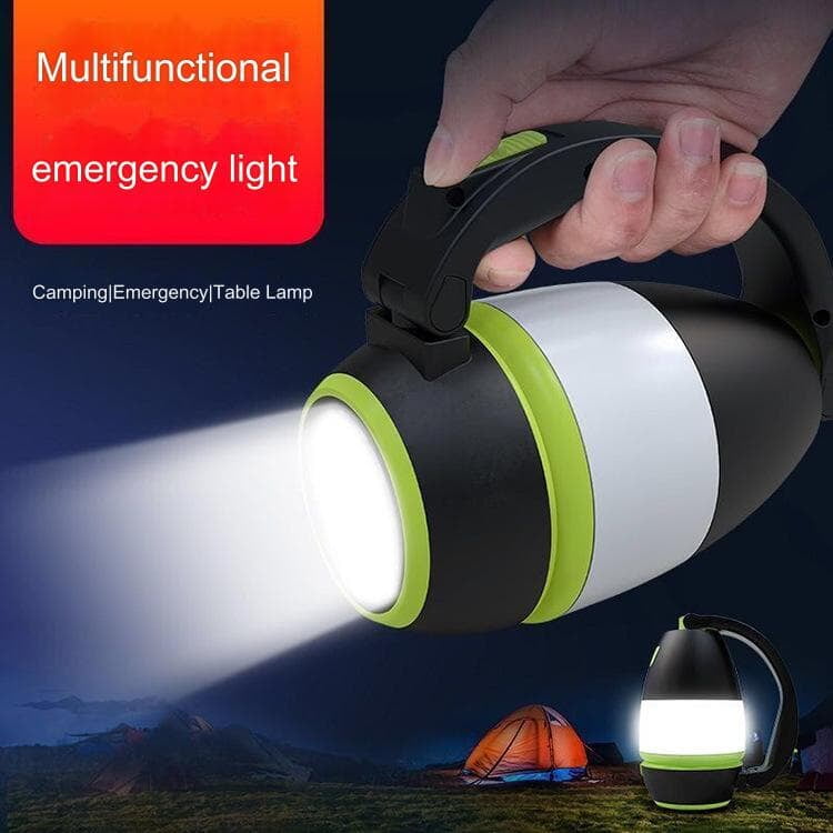RECHARGEABLE MULTIFUNCTIONAL CAMPING SEARCH LIGHT  EMERGENCY LIGHTUSB CHARGING WATERPROOF LIGHT