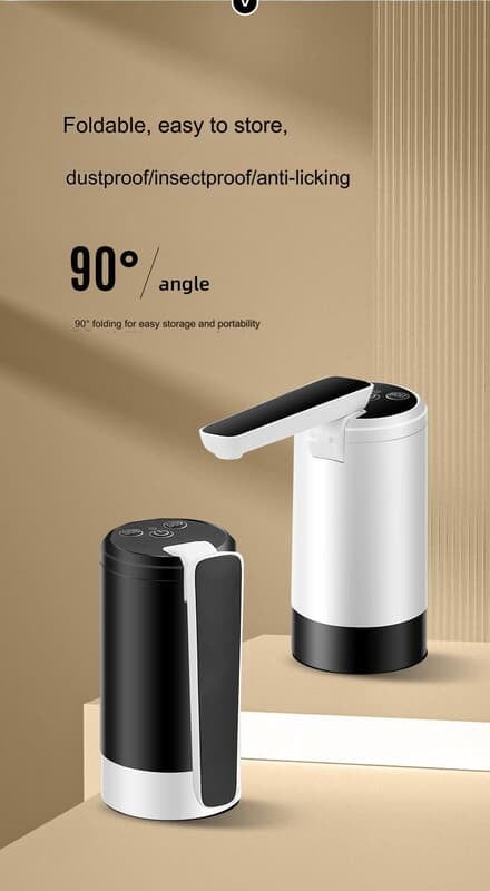 RECHARGEABLE FOLDABLE AUTOMATIC WATER DISPENSER