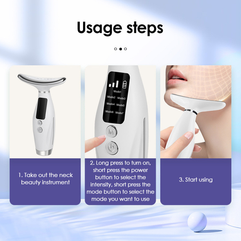 RECHARGEABLE NECK AND FACE WRINKLE REMOVER
