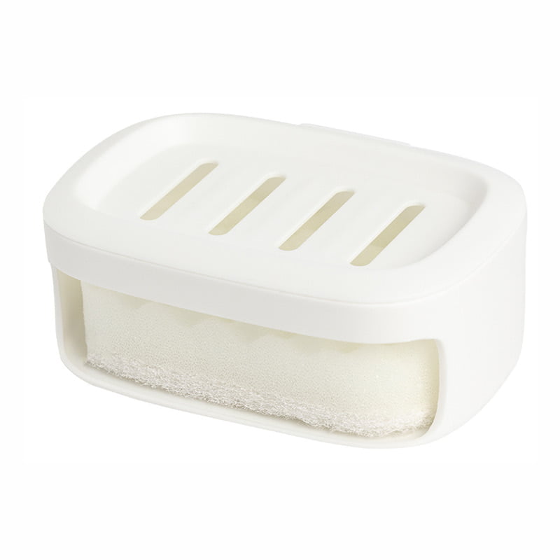 WALL ADHESIVE SOAP AND SPONGE STORAGE