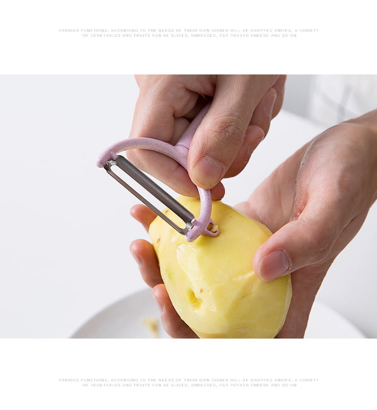 12 PIECES FRUITS VEGETABLES SLICER CUTTER SHREDDER
