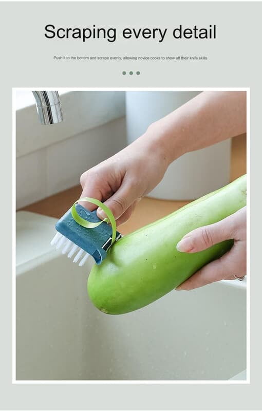 5IN1 MULTIFUNCTIONING KITCHEN TOOL - PEELER, GRINDER, BRUSH CAN OPENER &  BUDS DIGGER IN ONE