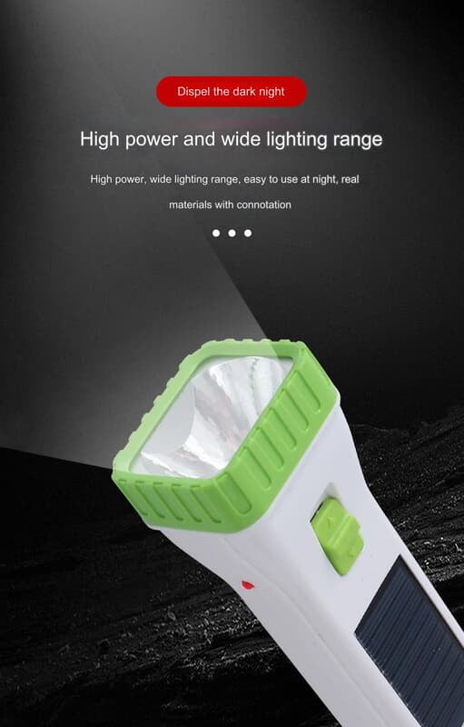 SOLAR RECHARGEABLE TORCH