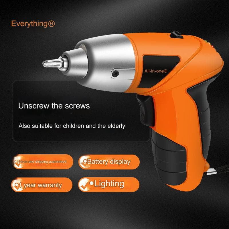 RECHARGEABLE 45 PIECES HAND DRILL REPAIR TOOL SET ELECTRIC SCREW DRIVER
