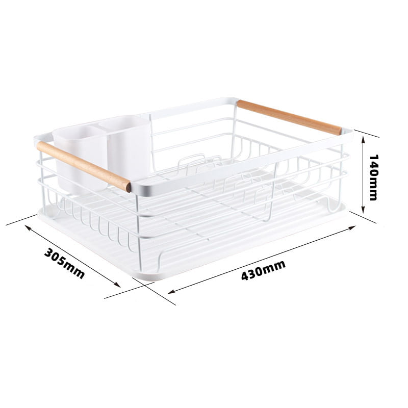 SDANT DISH DRAINER WITH CUTLERIES STORAGE