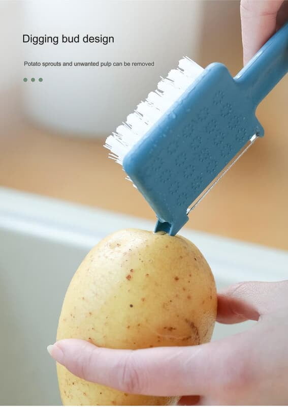 5IN1 MULTIFUNCTIONING KITCHEN TOOL - PEELER, GRINDER, BRUSH CAN OPENER &  BUDS DIGGER IN ONE