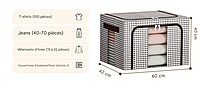 Rangement linges avec support - PIED DE POULE