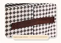 Rangement linges avec support - PIED DE POULE