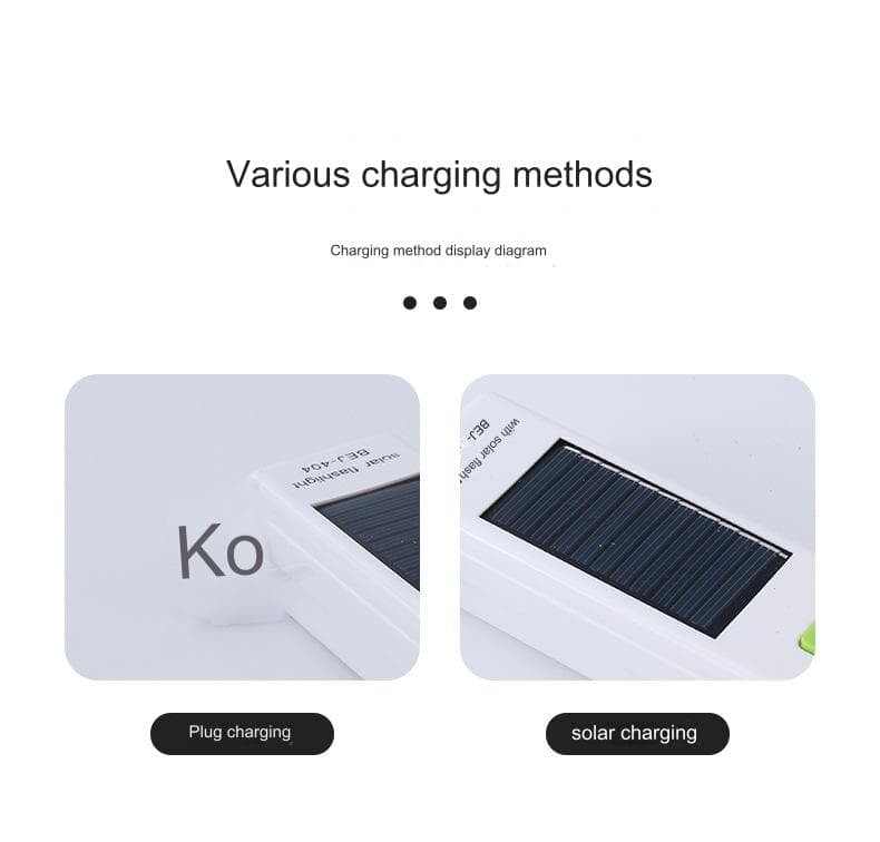 SOLAR RECHARGEABLE TORCH