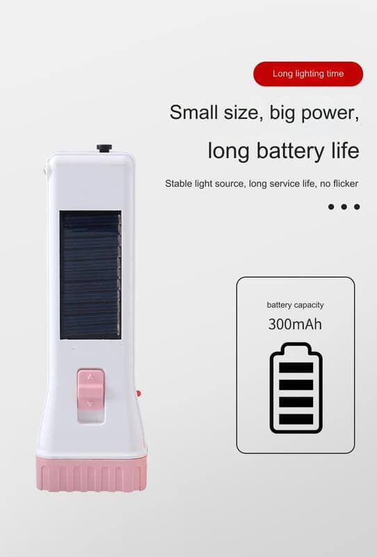 SOLAR RECHARGEABLE TORCH
