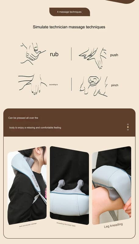 Hot compress massage shawl multifunctional physiotherapy instrument