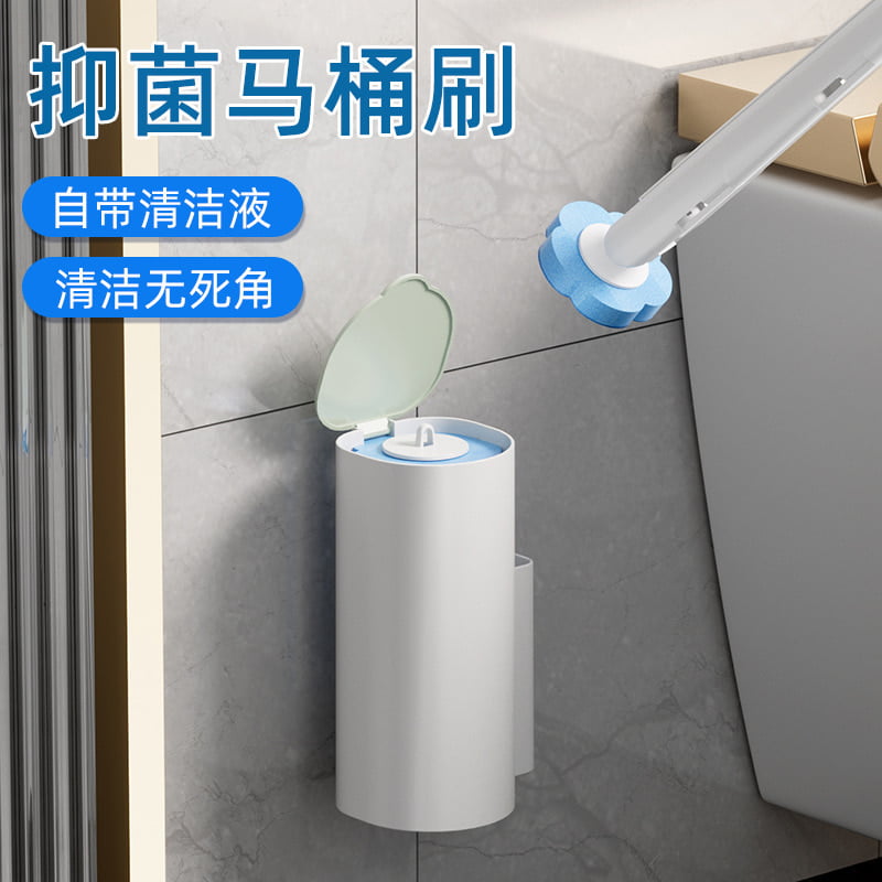 ANTI BACTERIAL DISPOSABLE TOILET CLEANING BRUSH
