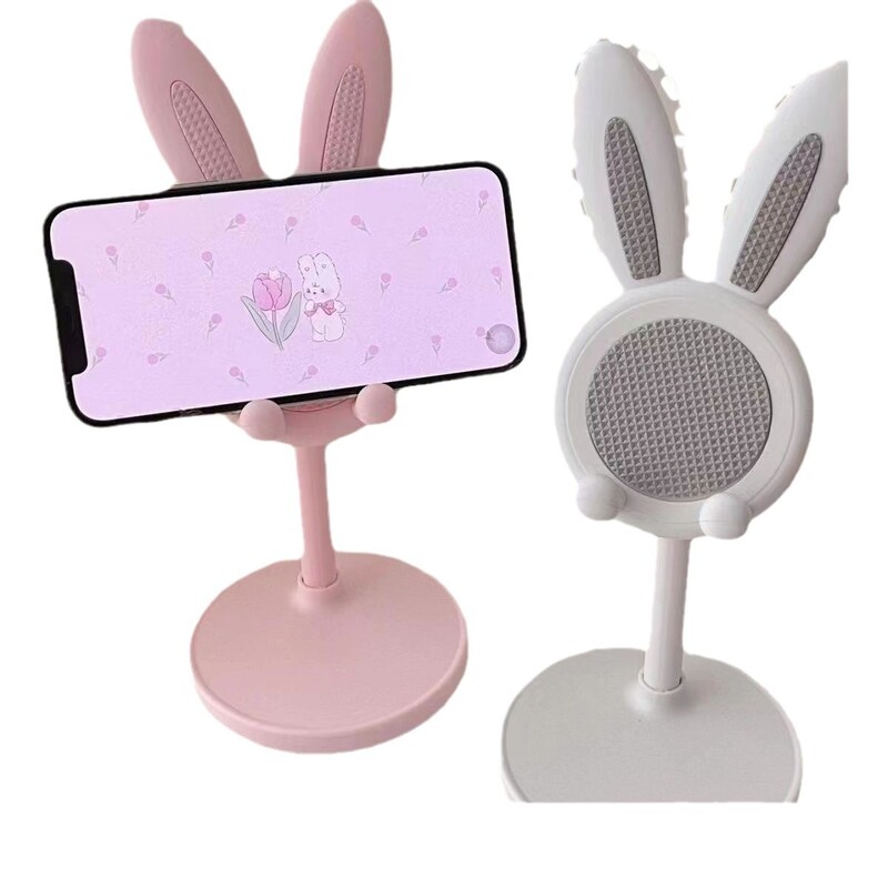BUNNY FOOD STAND CARTOON PHONE HOLDER