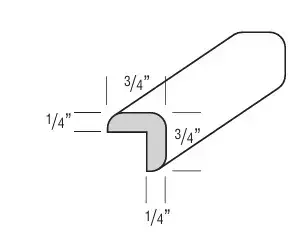 Omni Outside Corner Moulding 8'