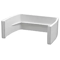 Cople para Canaleta Blanco 80mm, OPTIMAL DUCT - ODC-80