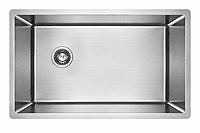 Large Single Bowl - 18g HZX Series, Offset Drain