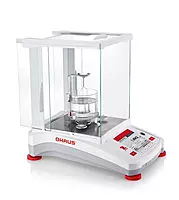 Balanza analítica Adventurer. Capacidad de 320 g y precisión de 0.1 mg. Calibración interna AutoCal. Marca Ohaus. Modelo AX324