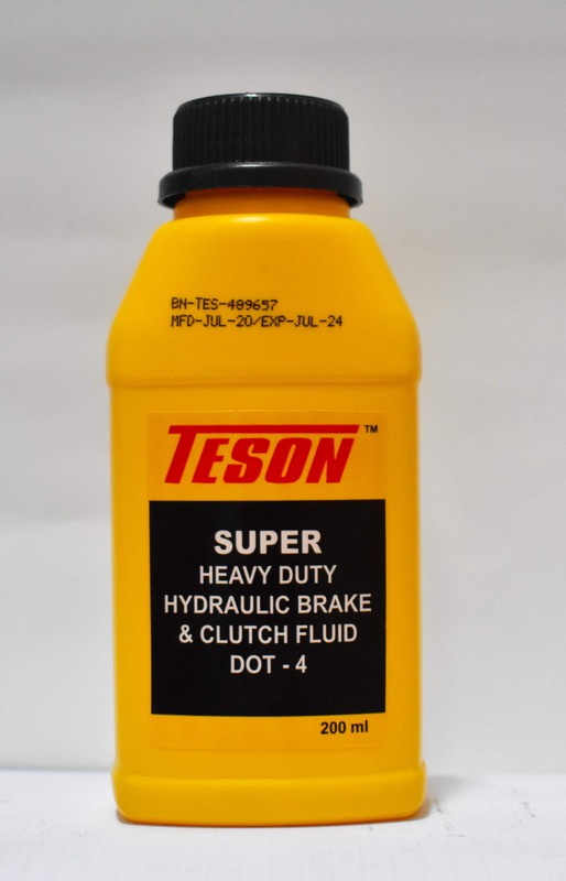 OILS & FLUIDS:BRAKE FLUID DOT 4-TESON 200ML