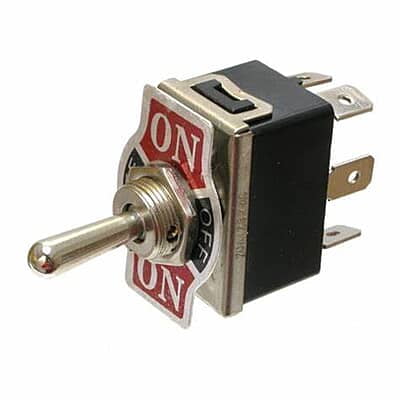 TOGGLE SWITCH DPDT MOM-2