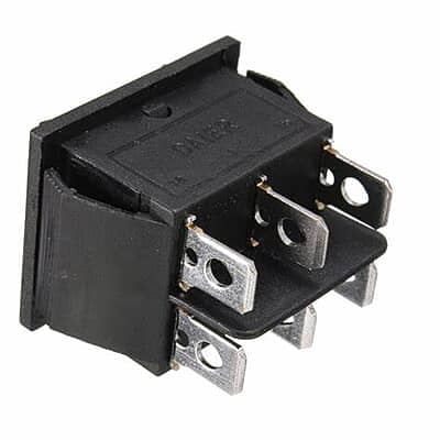 ROCKER SWITCH DPDT