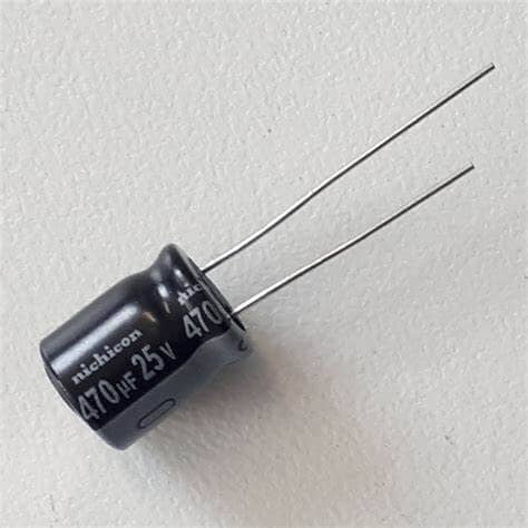 CAPACITOR 470UF 25V