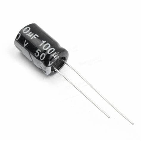 CAPACITOR 100UF 50V