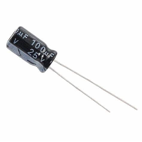 CAPACITOR 100UF 25V CAPACITOR 100UF 25V