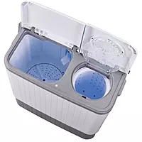 HISENSE WSBE101 TWIN TUB SEMI-AUTOMATIC WASHING MACHINE WHITE