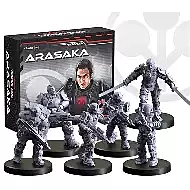 Cyberpunk Combat Zone Generation Arasaka Starter Gang Miniatures Set