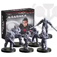 Cyberpunk Combat Zone Generation Arasaka Starter Gang Miniatures Set