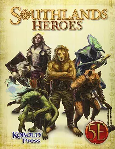 5E - D&D - Kobold Press - Southlands Heroes by Rich Howard (2016, Trade Paperback)