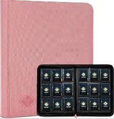 Trading Card Binder - 432 Pockets - Pink
