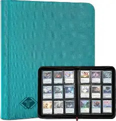 Trading Card Binder - 432 Pockets - Teal