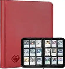 Trading Card Binder - 432 Pockets - Red
